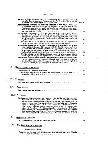 Rassegna della previdenza sociale assicurazioni e legislazione sociale, infortuni e igiene del lavoro