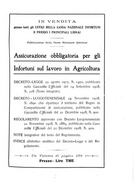 Rassegna della previdenza sociale assicurazioni e legislazione sociale, infortuni e igiene del lavoro