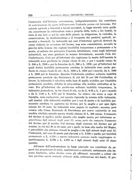 Rassegna della previdenza sociale assicurazioni e legislazione sociale, infortuni e igiene del lavoro