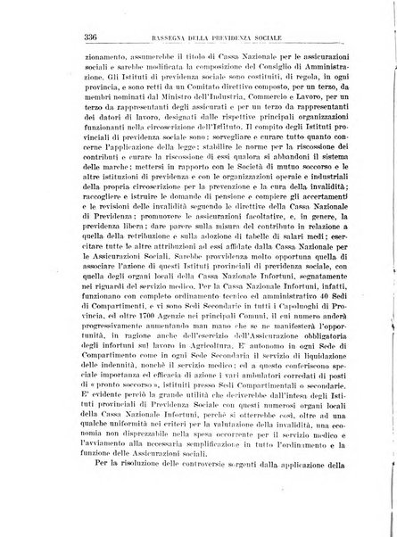 Rassegna della previdenza sociale assicurazioni e legislazione sociale, infortuni e igiene del lavoro