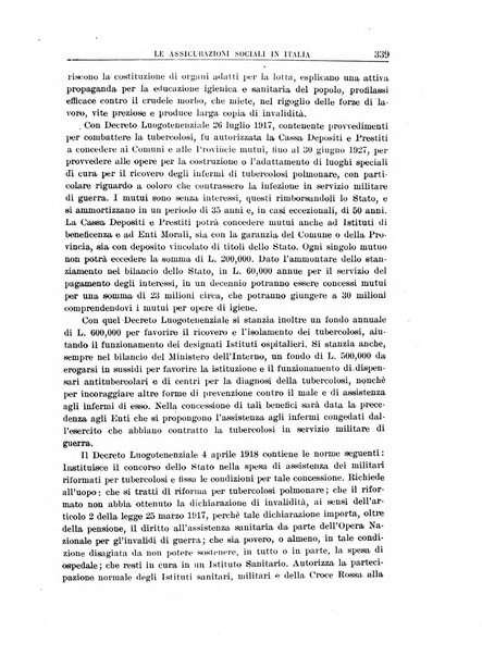 Rassegna della previdenza sociale assicurazioni e legislazione sociale, infortuni e igiene del lavoro