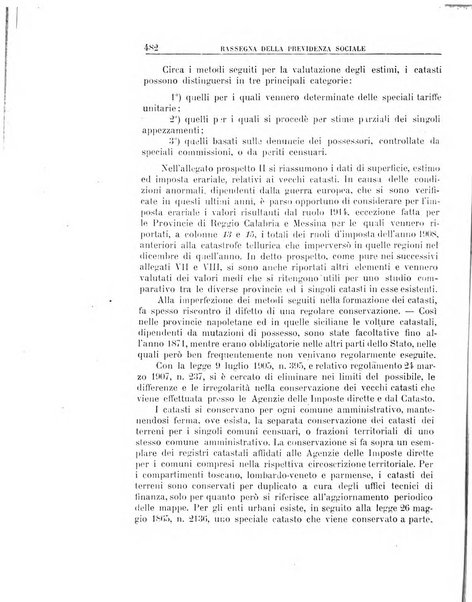 Rassegna della previdenza sociale assicurazioni e legislazione sociale, infortuni e igiene del lavoro