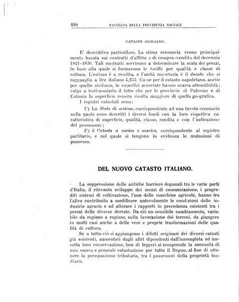 Rassegna della previdenza sociale assicurazioni e legislazione sociale, infortuni e igiene del lavoro