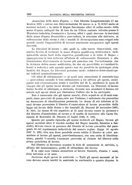 Rassegna della previdenza sociale assicurazioni e legislazione sociale, infortuni e igiene del lavoro