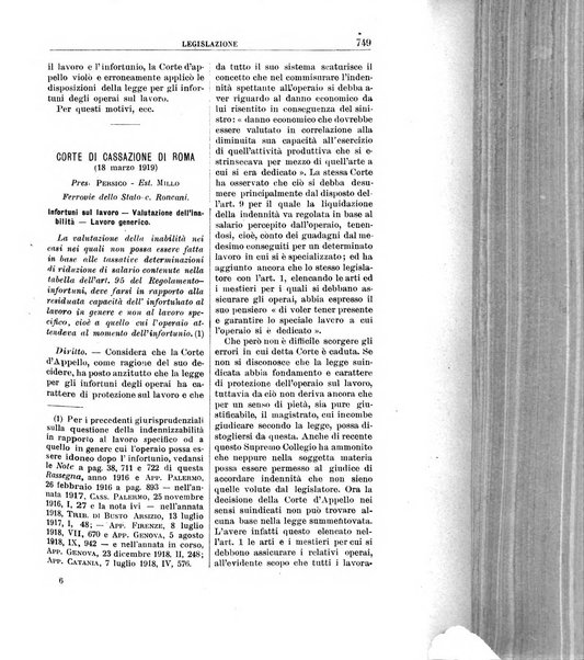 Rassegna della previdenza sociale assicurazioni e legislazione sociale, infortuni e igiene del lavoro