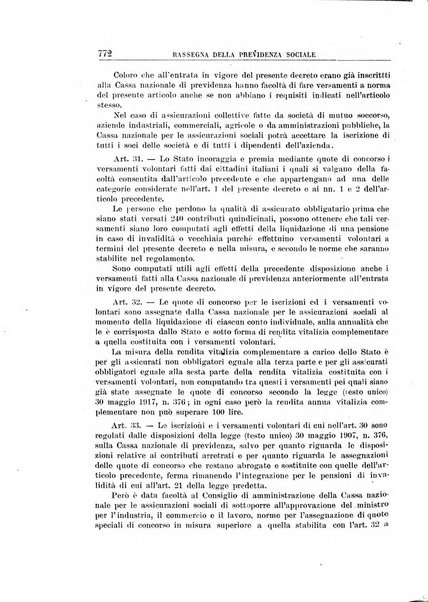 Rassegna della previdenza sociale assicurazioni e legislazione sociale, infortuni e igiene del lavoro