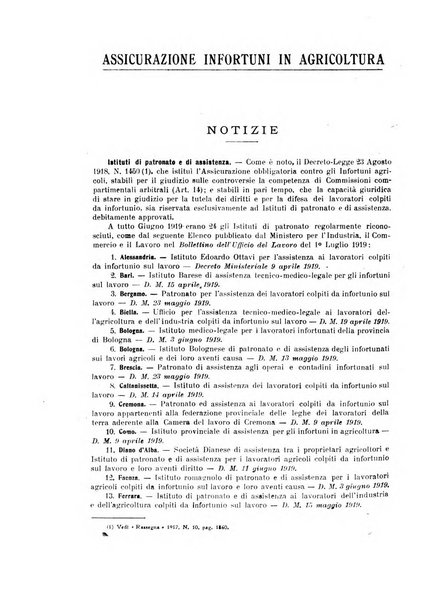 Rassegna della previdenza sociale assicurazioni e legislazione sociale, infortuni e igiene del lavoro