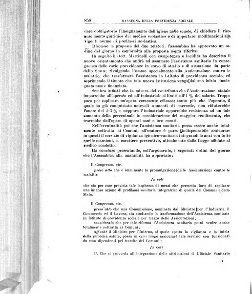 Rassegna della previdenza sociale assicurazioni e legislazione sociale, infortuni e igiene del lavoro