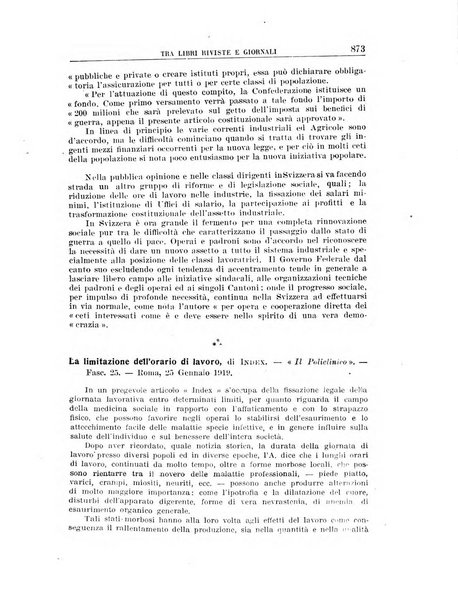 Rassegna della previdenza sociale assicurazioni e legislazione sociale, infortuni e igiene del lavoro