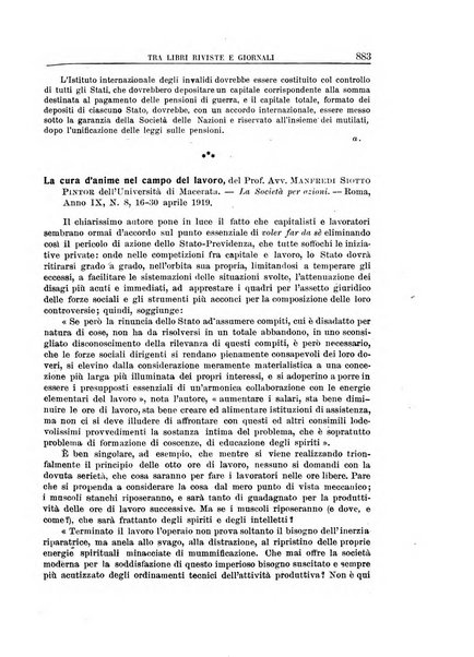 Rassegna della previdenza sociale assicurazioni e legislazione sociale, infortuni e igiene del lavoro