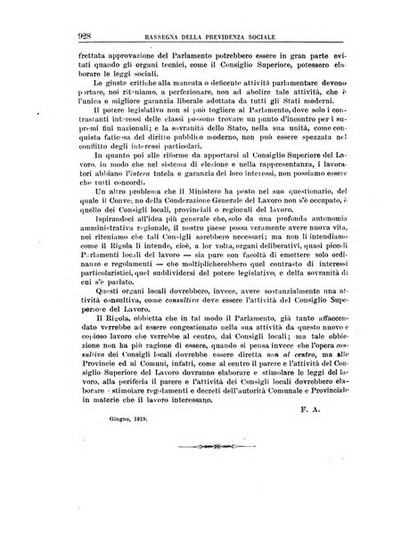 Rassegna della previdenza sociale assicurazioni e legislazione sociale, infortuni e igiene del lavoro