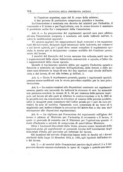 Rassegna della previdenza sociale assicurazioni e legislazione sociale, infortuni e igiene del lavoro