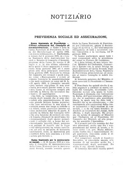 Rassegna della previdenza sociale assicurazioni e legislazione sociale, infortuni e igiene del lavoro