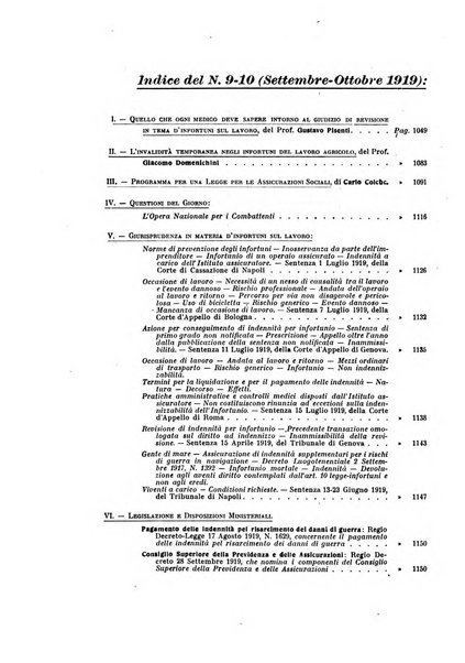 Rassegna della previdenza sociale assicurazioni e legislazione sociale, infortuni e igiene del lavoro