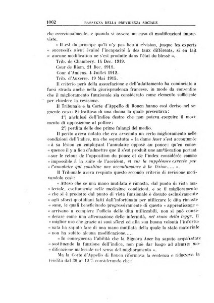 Rassegna della previdenza sociale assicurazioni e legislazione sociale, infortuni e igiene del lavoro