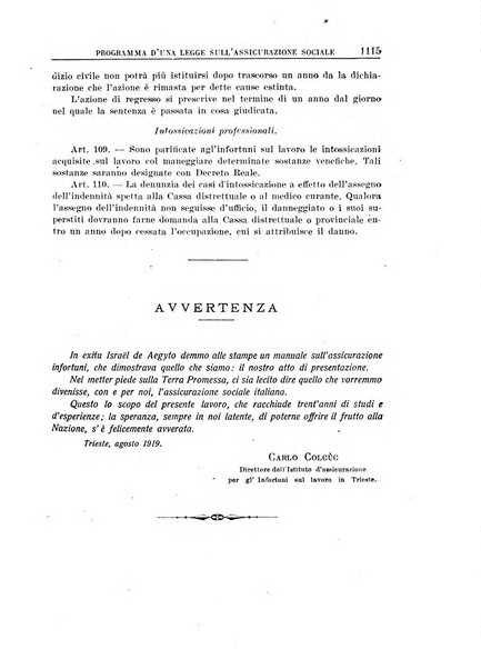 Rassegna della previdenza sociale assicurazioni e legislazione sociale, infortuni e igiene del lavoro