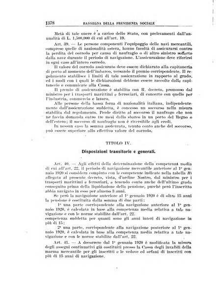 Rassegna della previdenza sociale assicurazioni e legislazione sociale, infortuni e igiene del lavoro