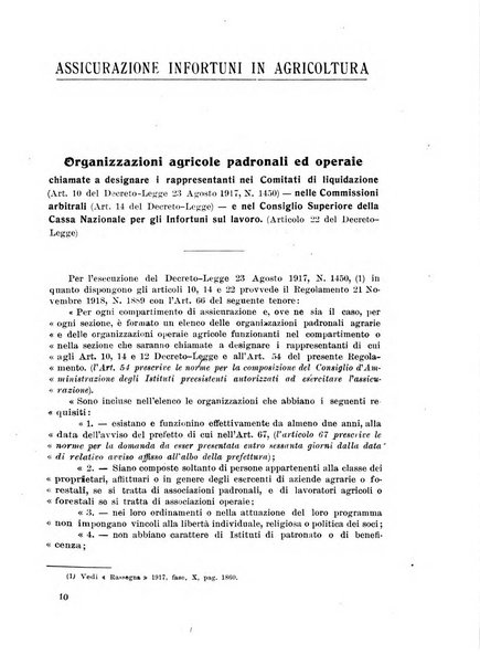 Rassegna della previdenza sociale assicurazioni e legislazione sociale, infortuni e igiene del lavoro