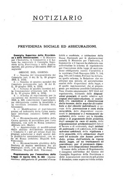 Rassegna della previdenza sociale assicurazioni e legislazione sociale, infortuni e igiene del lavoro