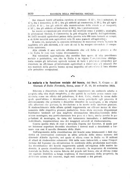 Rassegna della previdenza sociale assicurazioni e legislazione sociale, infortuni e igiene del lavoro