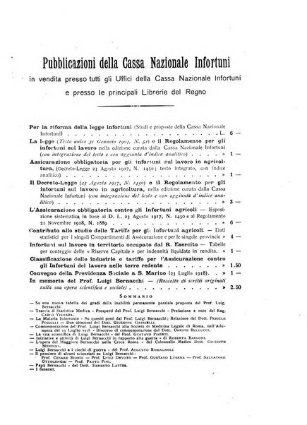 Rassegna della previdenza sociale assicurazioni e legislazione sociale, infortuni e igiene del lavoro