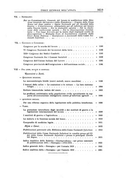 Rassegna della previdenza sociale assicurazioni e legislazione sociale, infortuni e igiene del lavoro