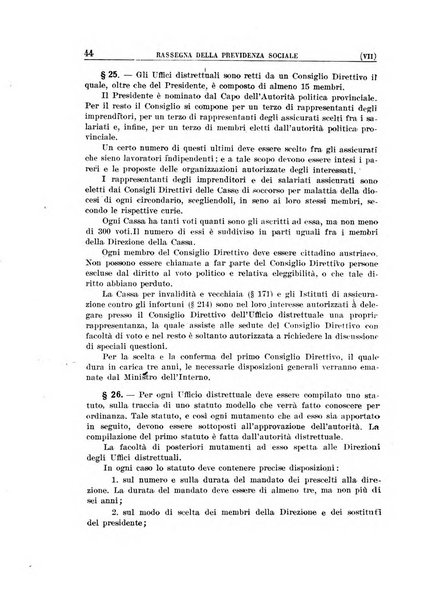 Rassegna della previdenza sociale assicurazioni e legislazione sociale, infortuni e igiene del lavoro