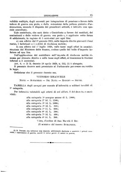 Rassegna della previdenza sociale assicurazioni e legislazione sociale, infortuni e igiene del lavoro