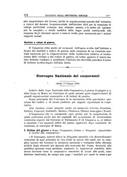 Rassegna della previdenza sociale assicurazioni e legislazione sociale, infortuni e igiene del lavoro