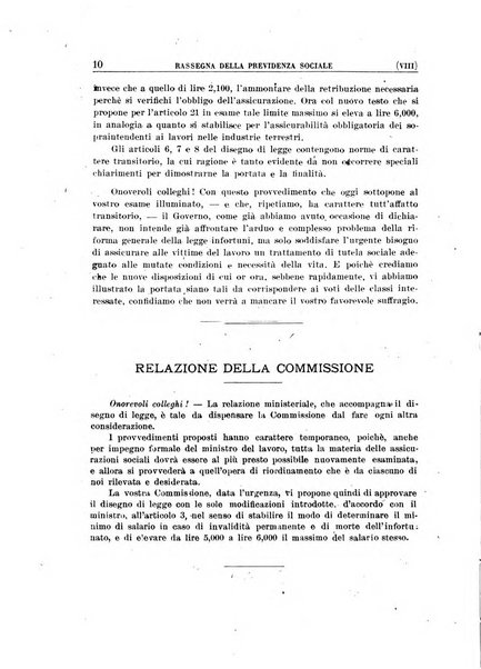 Rassegna della previdenza sociale assicurazioni e legislazione sociale, infortuni e igiene del lavoro