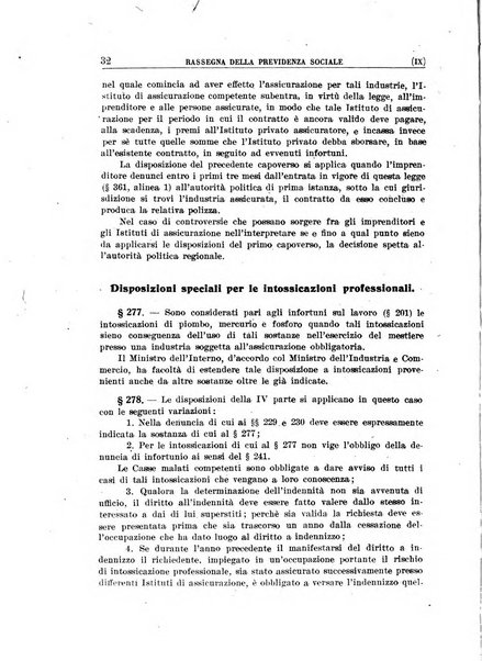 Rassegna della previdenza sociale assicurazioni e legislazione sociale, infortuni e igiene del lavoro