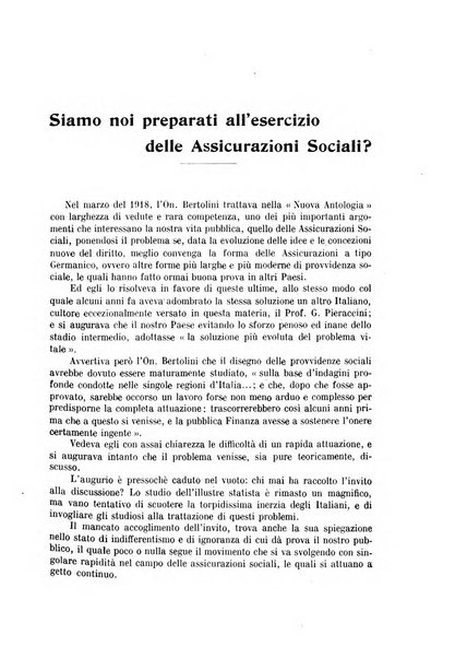 Rassegna della previdenza sociale assicurazioni e legislazione sociale, infortuni e igiene del lavoro