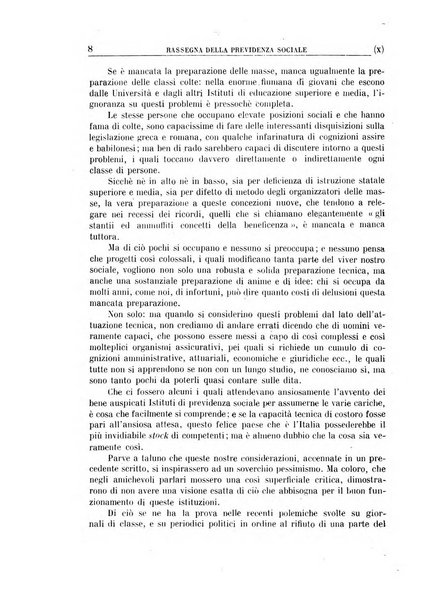 Rassegna della previdenza sociale assicurazioni e legislazione sociale, infortuni e igiene del lavoro