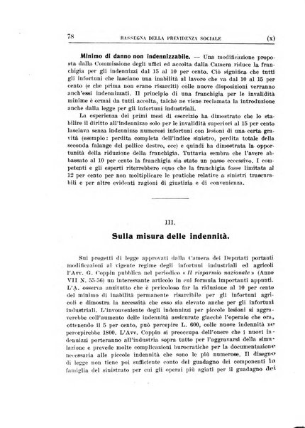 Rassegna della previdenza sociale assicurazioni e legislazione sociale, infortuni e igiene del lavoro