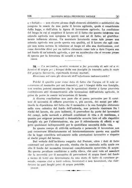 Rassegna della previdenza sociale assicurazioni e legislazione sociale, infortuni e igiene del lavoro