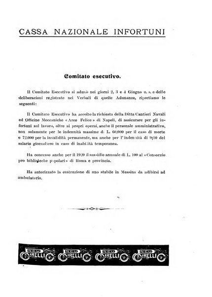 Rassegna della previdenza sociale assicurazioni e legislazione sociale, infortuni e igiene del lavoro