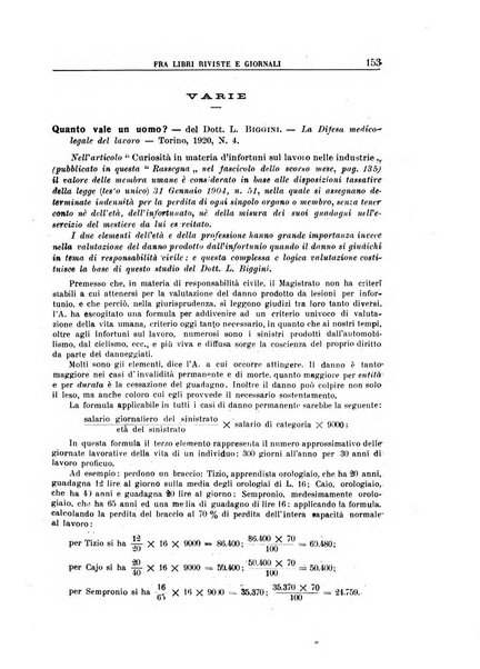 Rassegna della previdenza sociale assicurazioni e legislazione sociale, infortuni e igiene del lavoro