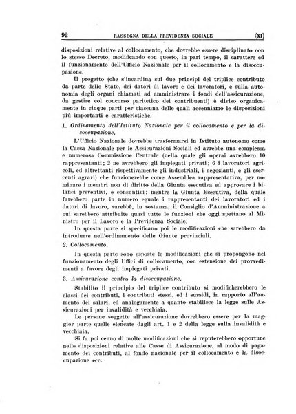 Rassegna della previdenza sociale assicurazioni e legislazione sociale, infortuni e igiene del lavoro