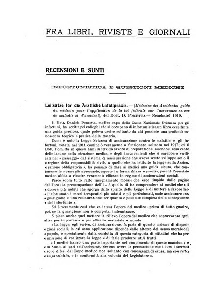 Rassegna della previdenza sociale assicurazioni e legislazione sociale, infortuni e igiene del lavoro