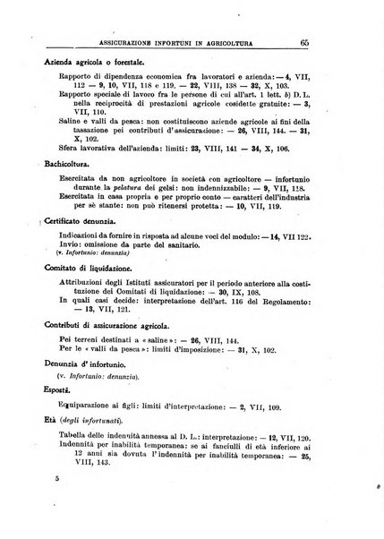 Rassegna della previdenza sociale assicurazioni e legislazione sociale, infortuni e igiene del lavoro