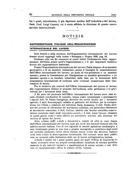 Rassegna della previdenza sociale assicurazioni e legislazione sociale, infortuni e igiene del lavoro