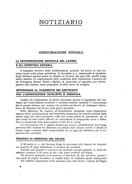 Rassegna della previdenza sociale assicurazioni e legislazione sociale, infortuni e igiene del lavoro