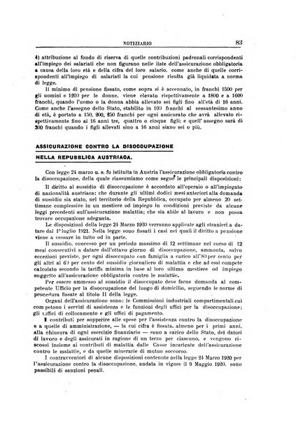 Rassegna della previdenza sociale assicurazioni e legislazione sociale, infortuni e igiene del lavoro