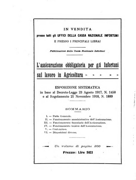 Rassegna della previdenza sociale assicurazioni e legislazione sociale, infortuni e igiene del lavoro