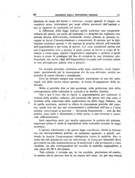 Rassegna della previdenza sociale assicurazioni e legislazione sociale, infortuni e igiene del lavoro