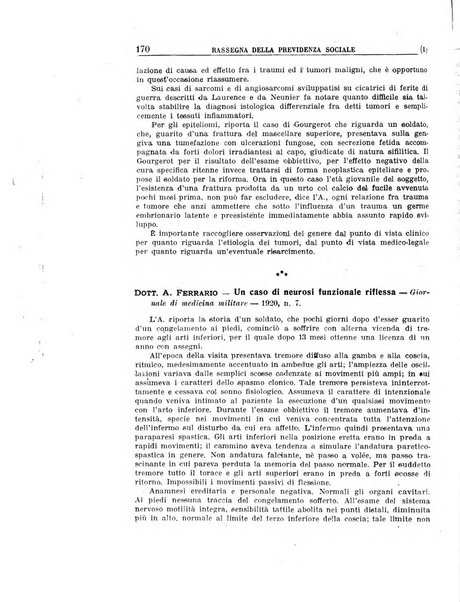 Rassegna della previdenza sociale assicurazioni e legislazione sociale, infortuni e igiene del lavoro