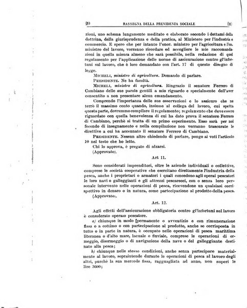 Rassegna della previdenza sociale assicurazioni e legislazione sociale, infortuni e igiene del lavoro