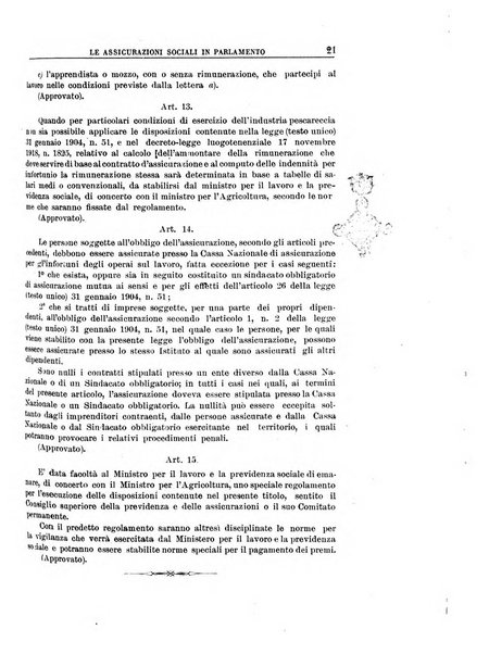 Rassegna della previdenza sociale assicurazioni e legislazione sociale, infortuni e igiene del lavoro