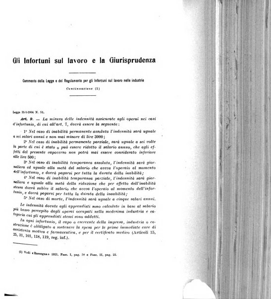 Rassegna della previdenza sociale assicurazioni e legislazione sociale, infortuni e igiene del lavoro