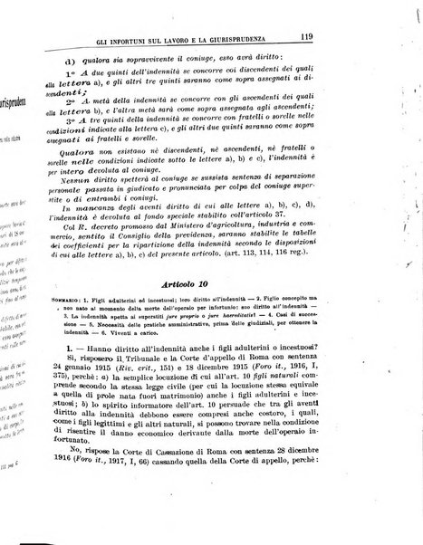 Rassegna della previdenza sociale assicurazioni e legislazione sociale, infortuni e igiene del lavoro